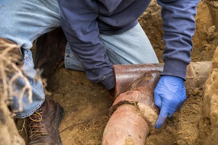 Sewer Pump Installation